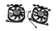 Вентилятор (кулер) Colorful 32225 для відеокарти Inno3D Twin X2 GTX 1070 / 1070 Ti комплект 2шт (CF-12815S) - изображение 2
