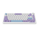 Клавіатура Ajazz AK820 Max RGB White Purple - зображення 3