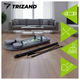 Многофункциональная доска для пилатеса Trizand 97x35 см с ручками и эспандерами для домашних тренировок - зображення 3