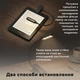 Настольная светодиодная LED лампа-ночник Inspire H-501 Black на аккумуляторе - изображение 6