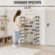 Полка для обуви Shoe Rack 56 х 28 х 132 см 7 полок (R93314) - изображение 7