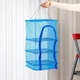 Подвесная сетка сушилка для сушки рыбы фруктов овощей грибов Fish Drying Net 4 яруса 40 х 40 х 65 см - изображение 12