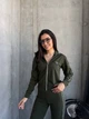 Жіночий спортивний костюм на блискавці (кофта+штани) Uaclothes 50 Хакі (like38357-187901358) - изображение 4