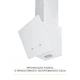 Вытяжка декоративная наклонная WEILOR AURA WDS 63 WHITE - изображение 2
