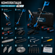 Компактный набор для сада Krafftec Germany PRO 2в1 с двумя аккумуляторами - изображение 6