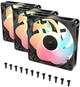 Zestaw wentylatorów Corsair CO-9050196-WW RS120-R ARGB 3-Pack Black (COR9050196) - obraz 2
