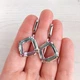 Серьги-трансформеры Hand Made родированные с кристаллами Swarovski цвета Vitrail Light - изображение 4