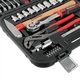 Набор инструментов профессиональный INTERTOOL ET-8056 (STORM, 1/2", Cr-V, 56 ед., головки: 8-27 мм, биты 14 ед., ключи: 10-17 мм) - изображение 5