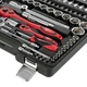 Набор инструментов профессиональный INTERTOOL ET-6094 (1/2" + 1/4", Cr-V, 94 ед., головки: 4-32 мм, биты 32 ед., удлин. головки: 6-19 мм), Cr-V) - изображение 4