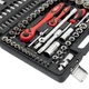 Набор инструментов профессиональный INTERTOOL ET-6108 (1/2" + 1/4", Cr-V, 108 ед., головки: 6-гр. 4-32 мм, E4-E24, биты 35 ед., удлин. головки: 6-22 мм), Cr-V) - изображение 9