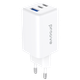Мережевий зарядний пристрій Proove Pocket GaN 65W USB/2хType-C білий (WCPG65121202) - зображення 6