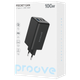 Мережевий зарядний пристрій Proove Pocket GaN Max 100W USB/2хType-C чорний (WCPG10012201) - зображення 3