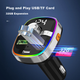 Автомобильный Bluetooth-ресивер Newmine, USB-флеш-накопитель для воспроизведения музыки, автомобильный MP3-плеер, автомобильное зарядное устройство, прикуриватель, двухпортовый PD-плеер - изображение 7
