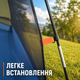 Туристичний Намет двомісний Desert Fox зелений водонепроникний 3000/4000 мм - зображення 6
