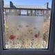 Матова плівка для вікон Польові квіти водостійка для дзеркала шафи 1000х500 мм Happy Pocket - зображення 5