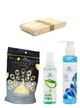 Повний витратний комплект з інструментом Global Fashion Korean Wax Cream 1 кг + дерев'яні шпателі 100 шт + лосьйон + гель - зображення 1