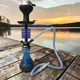 Кальян Hookah Dafna Blue 0151-1 Plus высотой 41 см на 1 персону - изображение 1