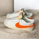 Чоловічі кросівки Nike Blazer Orange DQ1470101 білі 44 розміру - изображение 2