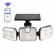 Сонячний вуличний LED світильник Solar Lights Outdoor 122–138 LED з датчиком руху та захистом IP65 - изображение 1