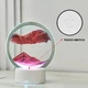 Настільна LED лампа нічник Пісочний годинник 3D "Moving Sands Capes" USB Нічний світильник - изображение 3