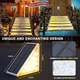 Уличный светильник для лестницы на солнечной батарее 13 LED / 6 штук - изображение 6