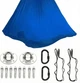 Гамак для йоги Acro4f Aerial 4 м Синій AH-4X2.8M-BLUE (5906506410365) - зображення 1