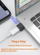 Адаптеры USB-A на USB-C 3 шт для зарядки и передачи данных - изображение 5