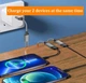 Переходник USB-C на 2 USB-A для зарядки и передачи данных - изображение 2