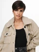 Куртка ONLNEWCAMILLA TEDDY SHACKET CC OTW 15228419-Oatmea ONLY M Бежевий 15228419-OATMEAL M - изображение 3