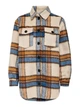 Куртка ONLDEENA-KAWI L/S CHECK SHACKET PNT 15235844-Oatmeal-Checks:Ariabian Spice/Honey Musta ONLY L 15235844-OATMEAL-CHECKS:A M - изображение 4