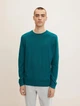 Кофта BASIC CREW NECK SWEATER 1027661-30316 Tom Tailor M Зелений 1027661-30316 XXL - изображение 1