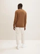 Кофта basic crew neck sweater 1027661-18950 Tom Tailor XXL Коричневий 1027661-18950 XXXL - изображение 2