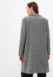 Пальто ONLAGNETE ASTRID CHECK COAT CC OTW 15228610-Black-Checks: PUMICE STONE ONLY M Чорний 15228610-BLACK-CHECKS:PUM S - изображение 4