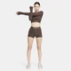 Лонгслів жіночий Dri-Fit Pro 365 Brown FV5484-237 XS - изображение 6