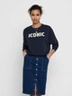 Толстовка ONLEDITH LIFE L/S O-NECK SWT 15225077 Night Sky ONLY M Темно-синій 15225077NIGHTSKY M - изображение 3