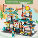 FEELO — совместимый с конструктором LEGO набор крупных строительных блоков, игрушка для детей, мальчиков и девочек, подарок на день рождения, трек 1626A-3 - изображение 7