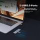 Док-станция расширения PHILIPS Type-C, адаптер USB-C на HDMI, кардридер, конвертер для Apple MacBook Air, концентратор для iPad Pro, док-станция расширения SD/TF. - изображение 7