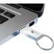 Флеш-накопитель HIKVISION 16 ГБ USB 2.0, металлический, серебристый, пыле- и водонепроницаемый, портативный, в виде кольца, высокоскоростной USB-накопитель для компьютера и автомобиля. - изображение 2