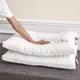 Подушка Dohia FLUFFYHIGHPILLOW анатомический хлопок средний 74х48х8 см White - изображение 6
