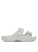 Жіночі шльопанці для пляжу Crocs Saturday Metallic Buckle Sandal W 213316 Cірі W7/37-38/23-23.5см - зображення 2