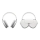 Бездротові Bluetooth навушники Hoco W58 ANC headphones BT5.4 Silver - зображення 4