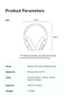 Бездротові Bluetooth навушники Baseus Bowie H1i Noise-Cancellation Wireless Headphones Cluster Black A00050402113-00 - изображение 7