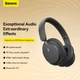 Бездротові Bluetooth навушники BASEUS Bowie D05 Wireless Headphones Grey NGTD020213 - изображение 6