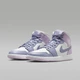 Кросівки Air Jordan 1 Mid Violet/White BQ6472-510 37.5 - зображення 5