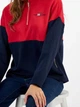 Толстовка на молнии без капюшона на флисе женская Tommy Hilfiger 115331300 XL Синяя/Красная (1159862518) - изображение 2