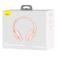 Бездротові навушники Bluetooth BASEUS D02 Pro Encok Wireless headphone BT5.0, AUX Pink (NGTD010304) - зображення 9