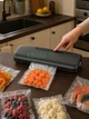 Вакууматор для продуктов с функцией запайки вакуумный упаковщик 100Вт 60кПа устройство для хранения продуктов + 10 пакетов - изображение 8