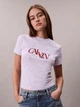 Футболка хлопковая женская Calvin Klein 47F808G(Island Lilac) L Лиловая (198629936401) - изображение 1