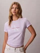 Футболка хлопковая женская Calvin Klein 47B864G(Island Lilac) M Лиловая (199155929509) - изображение 1