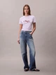 Футболка хлопковая женская Calvin Klein 47F808G(Island Lilac) L Лиловая (198629936401) - изображение 3
